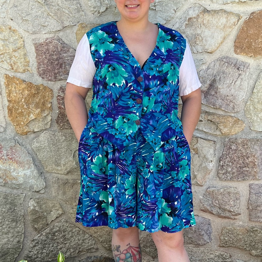 Michael Taylor plus size matching set vintage 90s